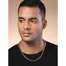 Karatcart Men Gold Plated Link Chain Necklace