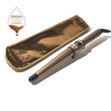 Alan Truman Gold Medium Conical Ceramic Curling Wand (25-13mm)