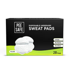Peesafe Disposable Underarm (Folded) Sweat Pads For Men & Women - Prevent Stains & Absorb Sweat