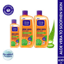 Clean & Clear Aloe Vera Face Wash - Gentle Hydrating Cleanser for Oily Skin & Acne Value Pack Combo