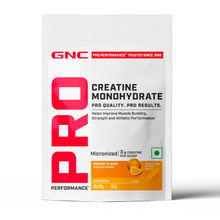 GNC Pro Performance Pure Micronized Creatine Monohydrate Powder - Orange