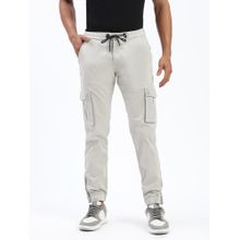 SHOWOFF Men Solid Grey Joggers