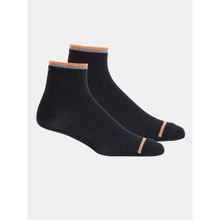 Jockey 7051 Mens Cotton Stretch Ankle Length Socks with Stay Fresh Treatment-Black (Pack of 2)