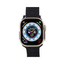I KALL Unisex Black Strap Smart Watch - W9