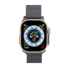 I KALL Unisex Grey Strap Smart Watch - W9