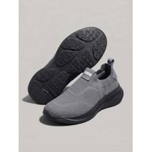 Neeman's Unisex Grey Sole Max Cush Slip On Walking Shoes
