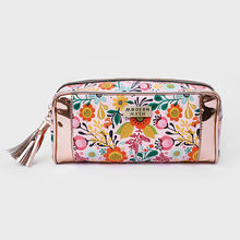 Modern Myth Floral Blooms Rosegold Multi-Purpose Makeup Pouch