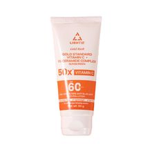 LIGHT UP Gold Rush Gold Standard Vitamin C + 1% Ceramide Complex Sunscreen