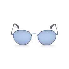 Police Blue SPL971K 52 8B6B Round Frame Style Sunglasses_SPL971K528B6BSG
