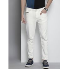The Indian Garage Co Men Regular Fit Solid Mid-Rise Stretchable Jeans