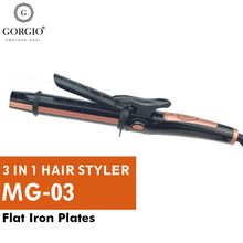 Gorgio Professional 3 In 1 Hair Styler (MG-03)-Colour May Vary