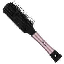 Vega Flat Hair Brush E17-FB Detangling Hair Brush For Smooth Styling For Men & Women