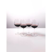 Mikasa Julie Luxury Crystal Red Wine Glasses For thinKitchen, 710ml, Set of 4