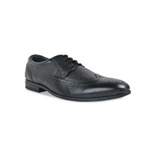 Imperio By Regal Black Men Leather Formal Brogues