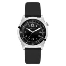 Guess Men Max Black Round Dial Analog Watch - GW0494G1 (M)