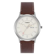 Timex Men White Round Dial Analog Watch - TWTG10504 (M)