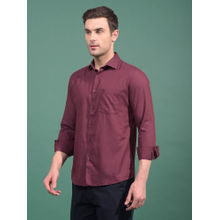 CRIMSOUNE CLUB Men Wine Modal Shirt