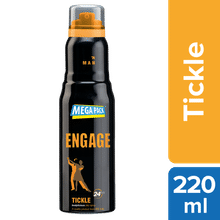 Engage Tickle Deo Spray For Men, Citrus & Spicy, Skin Friendly, Long-Lasting