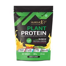 MuscleXP Plant Protein - Natural Protein Powder With Pea Protein - Mango Flavour