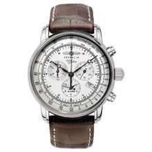 Zeppelin 100 years of ED. 1 Analog Silver Dial Color Men Watch- 76801