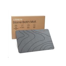The Artment TerraDry Stone Bath Mat - Non-Slip Super Absorbent Diatomaceous Earth Stone Mat