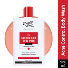 Chemist At Play 1% Salicylic Acid Acne Body Wash Shower Gel for Acne Control For Women & Men