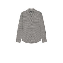 Club Monaco Lightweight Houndstooth Flannel Shirt