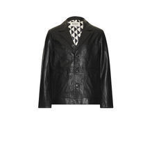 SCOTCH & SODA Leather Blazer Jacket