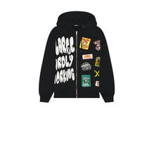 XLARGE Multi Logo Zip Up Hoodie