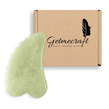 Getmecraft Jade Comb Edge Gua Sha Facial Massage Tool