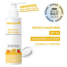 Wishcare Sunscreen Body Lotion SPF 50 Broad Spectrum PA+++ UVA & UVB Protection - Body Sunscreen