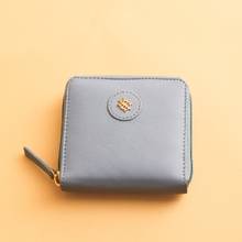 Tortoise Olivia 100% Genuine Leather Zip Around Women Wallet Blue