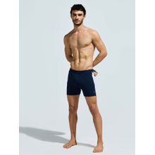 DOMIN8 Men’s Navy Blue Cut & Sew Swim Shorts
