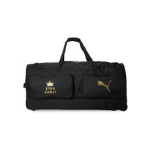 Puma King Kohli Cricket Trolley Unisex Black Kit Bag (L)