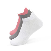 Balenzia Womens Essentials Solid Low-Cut Socks (Pack of 3)