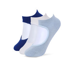 Balenzia Womens Studio Socks with Ballet Straps for Yoga & Pilates (Pack of 3)