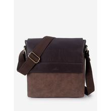Yelloe Brown Spacious Mens Messenger Bag