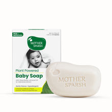 Mother Sparsh Plant Powered Natural Baby Soap With Organic Shea Butter, Almond Oil & Calendula