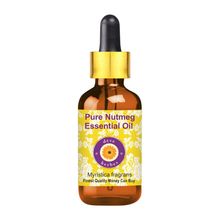 Deve Herbes Pure Nutmeg Essential Oil - Myristica Fragrans Steam Distilled