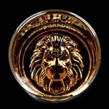 Melbify Double Wall Lion Label Whiskey Glasses (Set of 2) 250 ML