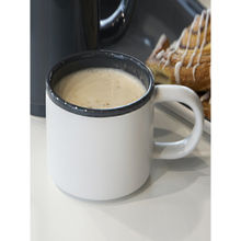 La Cafetiere Barcelona Cool Grey Ceramic 450Ml Latte Mug, Tagged