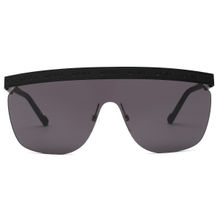 DKNY Smoke Lens Fashion Sunglass Supra Matte Black Frame with 100% UV Protection (60)
