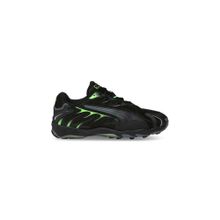 Puma Unisex Black & Green Inhale Lightweight Casual Sneakers