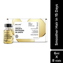 Brillare 30% Argan Oil Shots for Dry, Frizzy Hair Get Smoother, Manageable Hair in 15 Days