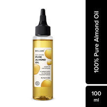 Brillare 100% Pure Cold Pressed Almond Oil Organic Almond Oil for Hair Growth & Glowing Skin