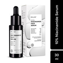 Brillare 10% Niacinamide Face Serum for Oily & Acne Prone Skin Reduces Dark Spots & Open Pores