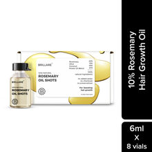 Brillare 20% Rosemary Oil Shots with 10% Olive Oil | Reduces Hair Fall & Boosts Growth in 4 Weeks