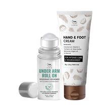 TNW The Natural Wash Under Arm Roll On and Hand & Foot Cream Combo