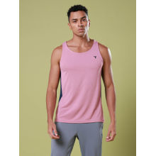 Technosport Men Solid Slim Fit Round Neck Sports Tank Top with Techno cool+