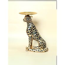 Smokey Cocktail Mini Leopard Decor- With Tray